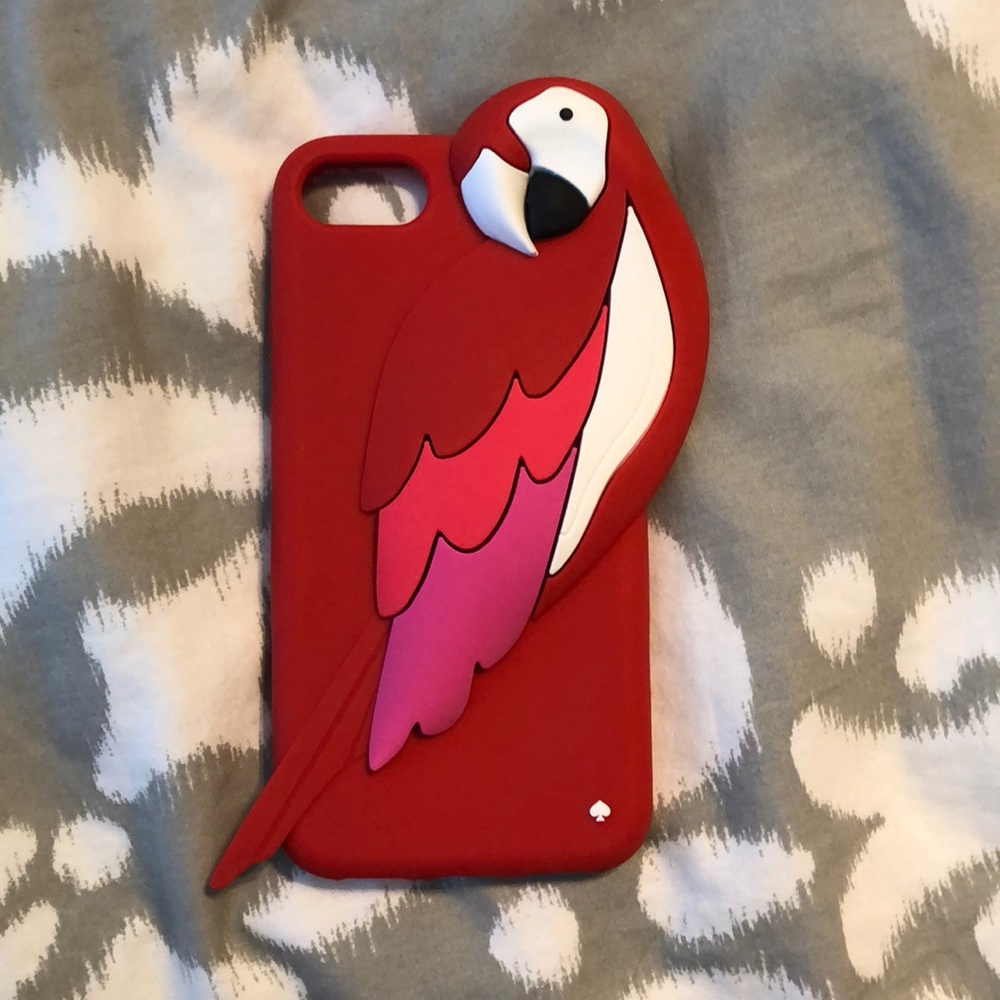 iPhone 7 case | KATE SPADE | parrot silicone
